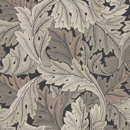 Acanthus Wallpaper Charcoal/Grey