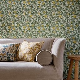 Arbutus Wallpaper Blue/Pink