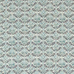 Bellflowers Fabric Mineral Blue