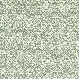 Bellflowers Weave Fabric Seagreen