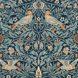 Bird Wallpaper Webbs Blue