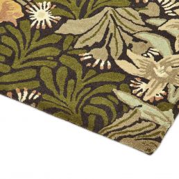 Bower rug Twining Vine Green 43954-200496 Twining Vine Green