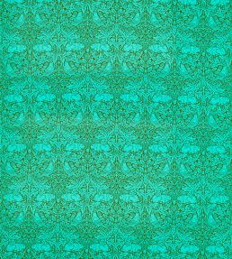 Brer Rabbit Fabric Olive/Turquoise