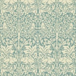 Brer Rabbit Wallpaper Slate/Vellum