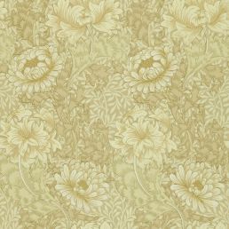 Chrysanthemum Wallpaper Ivory/Canvas