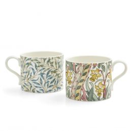 Daffodil Set of 2 Mugs, Green Green