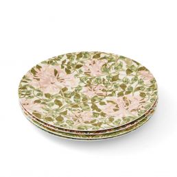 Dessert Plates Set of 4, Multi Multi