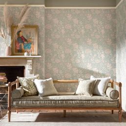 Double Bough Wallpaper Antique Gold