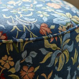 Flowers By May Fabric Indigo