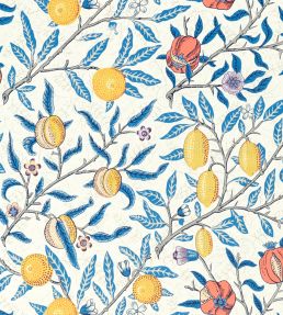 Fruit Fabric Paradise Blue