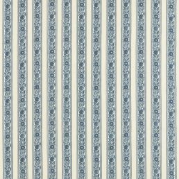 Fruit Stripe Outdoor Fabric Indigo