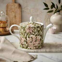 Honeysuckle Teapot, Pink Pink