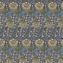 Kennet Fabric Indigo/Gold