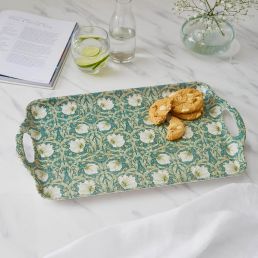 Large Handled Tray, Green Green