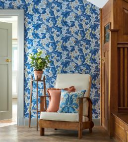 Leicester Wallpaper Woad/Sage