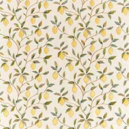 Lemon Tree Embroidery Fabric Bayleaf/Lemon