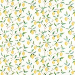 Lemon Tree Fabric Lemon/Bayleaf