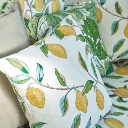 Lemon Tree Fabric Lemon/Bayleaf