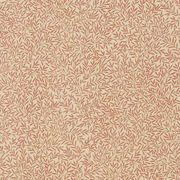 Lily Leaf Fabric Red