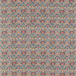 Little Chintz Fabric Indigo/Carmine