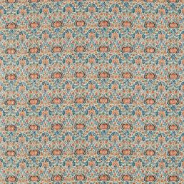 Little Chintz Fabric Teal/Saffron