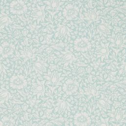 Mallow Wallpaper Chalk Duck Egg