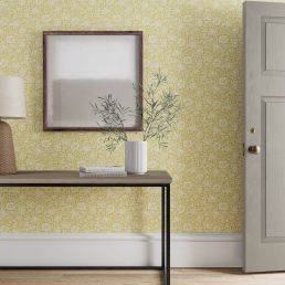 Mallow Wallpaper Soft Gold