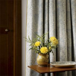 Marigold Fabric Olive/Linen