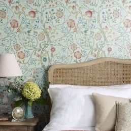 Mary Isobel Wallpaper Rose/Artichoke