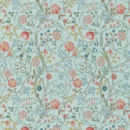 Mary Isobel Wallpaper Silk Blue/Pink