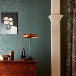 Middlemore Wallpaper Moss Gold