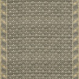 Morris Bellflowers Fabric Charcoal/Olive