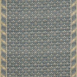 Morris Bellflowers Fabric Indigo/Sage