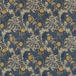 Morris Seaweed Fabric Ink/Woad