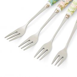 Pastry Forks Set of 4, Multi Multi