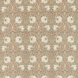 Pimpernel Fabric Linen/Coral