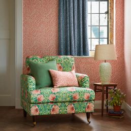 Pimpernel Fabric Shamrock/Watermelon