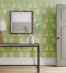 Pimpernel Wallpaper Brick/Olive