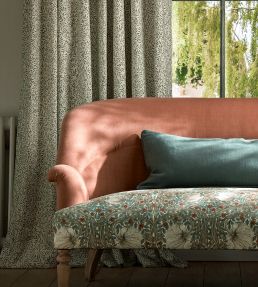 Pimpernel Fabric Woad/Coral