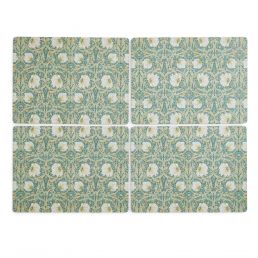 Pimpernel Set of 4 Large Placemats, Green Green