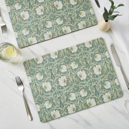 Pimpernel Set of 4 Large Placemats, Green Green