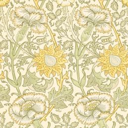 Pink & Rose Wallpaper Cowslip/Fennel