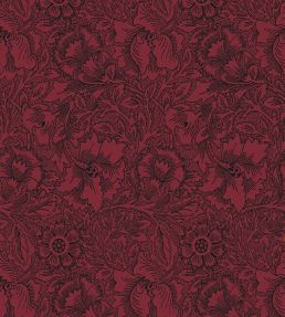 Poppy Wallpaper Claret