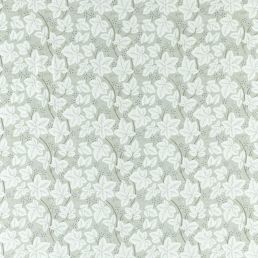 Pure Bramble Embroidery Fabric Lightish Grey