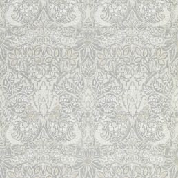 Pure Dove & Rose Wallpaper Cloud Grey