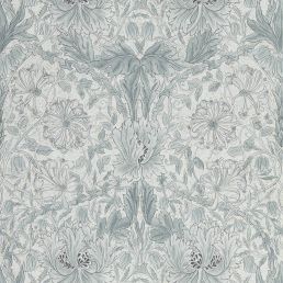 Pure Honeysuckle & Tulip Wallpaper Cloud Grey