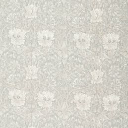 Pure Honeysuckle & Tulip Print Fabric Light Grey Blue