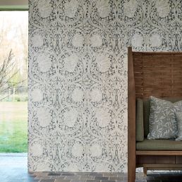 Pure Pimpernel Wallpaper Black Ink