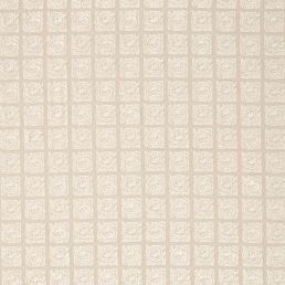 Pure Scroll Embroidery Fabric Flax