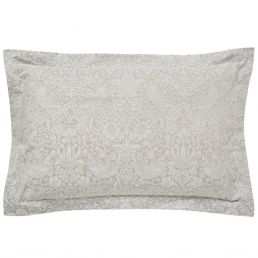 Pure Strawberry Thief Oxford Pillow Case, Pebble Pebble